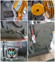 Moteur de traction 100 kg 200 kg 300 kg pour monte-charge, pièce de monte-charge, machine de traction pour ascenseur de nourriture