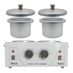 Calentador de cera doble Elecdepilatorio Waxepilatory Wax Pot Calentador de cera para depilación Moval proporcionado