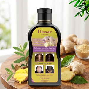 Shampooing Naturel au Gingembre pour la Croissance Capillaire, Hydratant et Anti-<span class=keywords><strong>Chute</strong></span>, pour Hommes et Femmes, Marque Privée - Product Image 1