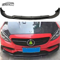 Lèvre de pare-chocs avant en fibre de carbone de haute qualité style W205 C-Class pour Mercedes Benz Classe C W205 LCI