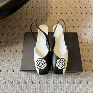 Zapatos de Tacón con Tira Trasera a la Moda, Sandalias de Lujo para Mujer, Zapatos de Moda de Lujo para Dama - Product Image 4