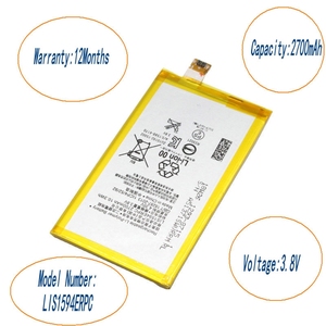 LIS1594ERPC 2700mAh Replacement <b>Battery</b> for Sony Xperia Z5 Compact Z5C CE RoHS Wholesale Bulk High Quality 0 Cycle - Product Image 3