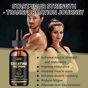 Último Diseño Aumento de Peso Creatina Monohidrato Líquido Oral Preentrenamiento Creatina Monohidrato Gotas Líquidas Vegano - Product Image 3