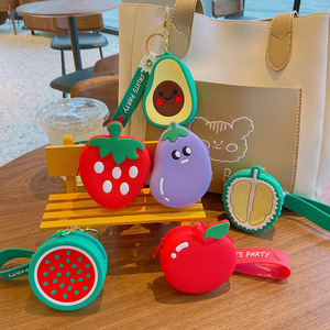 Ingrosso per bambini in Silicone creativo per bambini portamonete portamonete portamonete in gomma carine <span class=keywords><strong>portachiavi</strong></span> Mini borsa Charm per bambini - Product Image 1