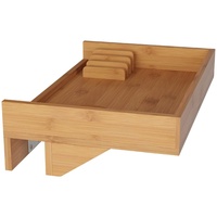 Étagère de chevet écologique en bambou moderne à pince table de chevet flottante et accessoires de chambre plateau en bambou pince d'étagère de chevet en bambou