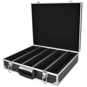 Estuche de Transporte de Aluminio para Casetes, Caja de Almacenamiento Universal de Aluminio para 60 Tarjetas Deportivas Coleccionables - Product Image 4