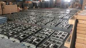 300mm 400 450 500 600 mm 전자 디지털 벤치 스케일 100kg 200kg 300kg 마일드 스틸 컴팩트 플랫폼 무게 큰 LED 디스플레이 - Product Image 6