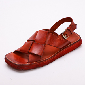 Zapatos de <span class=keywords><strong>piel</strong></span> de bálsamo de árbol para <span class=keywords><strong>mujer</strong></span> y <span class=keywords><strong>mujer</strong></span>, <span class=keywords><strong>Sandalias</strong></span> de tacón plano personalizadas, de alta calidad, venta al por mayor, directo de fábrica, nuevo estilo, 2023 - Product Image 6