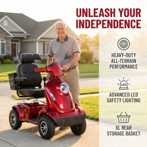 <span class=keywords><strong>Scooter</strong></span> électrique pliable 800W à 4 roues, longue portée, vitesse réglable, véhicule de voyage <span class=keywords><strong>pour</strong></span> personnes âgées et handicapées avec panier - Product Image 3