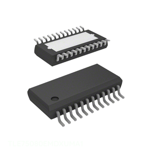 Circuito Integrado Controlador de Potencia N CHAN 24SSOP BOM IC en Stock 24 LSSOP (0.154", 3.90mm de Ancho) Pad Expuesto TLE75080EMDXUMA1 Gestión de Energía (PMIC) - Product Image 1