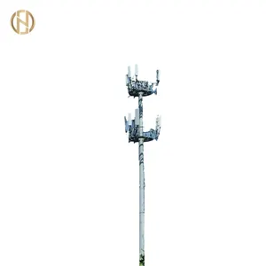 फ्यूआओ हॉट डुबकी गैल्वेनाइज्ड 5 ग्राम दूरसंचार पोल संचार टॉवर