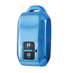 适用于铃木雨燕旅行车R钥匙扣的软TPU钥匙壳盖，带钥匙扣，钥匙壳支架配件2个按钮