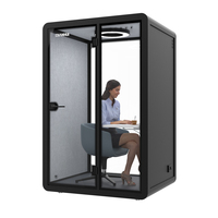 Cabine de réunion Portable et insonorisée, mobile, acoustique, pour bureau privé, cabine de téléphone, Studio de travail, cabine sonore