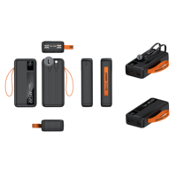 Offre Spéciale LED affichage chargeur Portable banques d'alimentation capacité 30000mah quatre USB Powerbank charge rapide Bult-in 2 câbles
