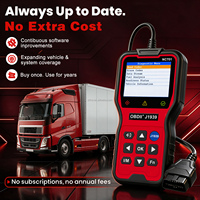 2026 HUMZOR NC701 12V 24V Essence Diesel 2-en-1 Scanner OBD2 Outil de Diagnostic Complet du Système pour Voiture et Camion Poids Lourd Contrôle Annuel