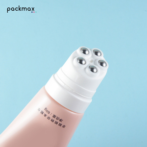 Tubo Exprimible de 100 ml con Aplicador Biselado de 5 Rodillos – Envase Cosmético Vacío para Crema Adelgazante, Bálsamo para Masajes y Ungüento Muscular - Product Image 2