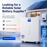 Batería de Almacenamiento de Energía de Respaldo para el Hogar de 10kWh, 51V 200Ah, Apilable, con Monitoreo Inteligente WIFI, para Uso Residencial y Comercial
