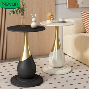 Mesa de Esquina Económica para el Hogar, Venta Caliente, Precio al por Mayor, Mesa de Centro de <span class=keywords><strong>Metal</strong></span> Negra Personalizada para Sala de Estar - Product Image 1