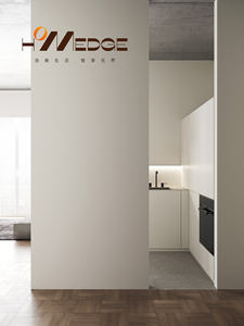 Gabinete de partición de entrada de madera maciza Diseño de puerta opuesta Gabinete de pantalla de sala de estar moderno Muebles ecológicos impermeables - Product Image 5