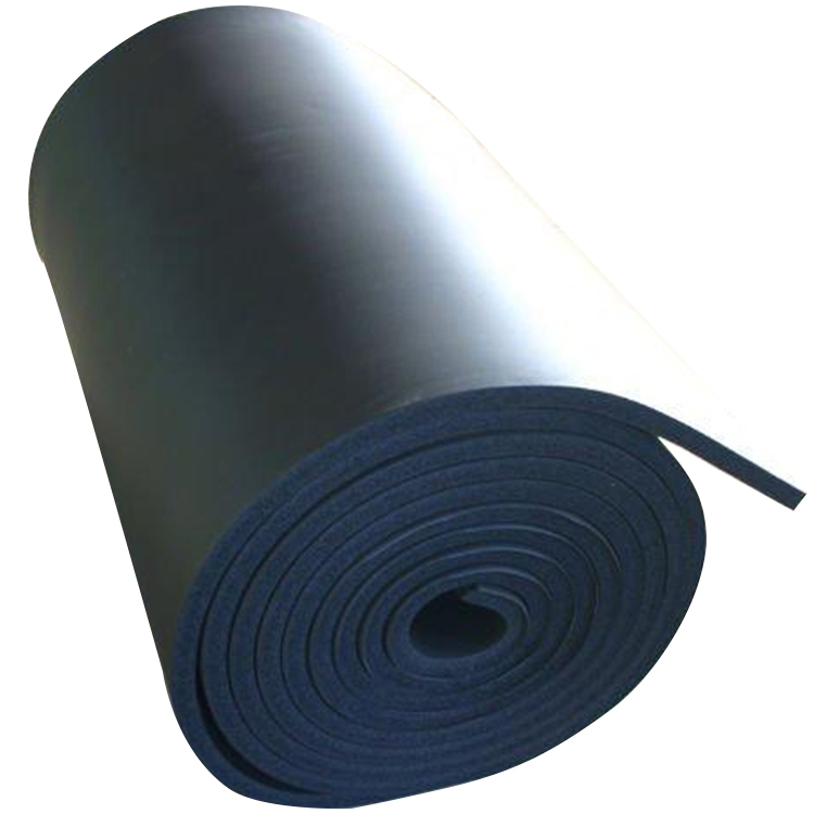 Hoja de esponja de goma de silicona resistente al calor de alta elasticidad para aire acondicionado NBR hoja de aislamiento de goma de espuma EPDM impermeable