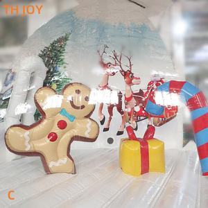 풍선 스노우 글로브 돔 텐트 사진 부스, 크리스마스 풍선 스노우 글로브 버블 텐트 - Product Image 3