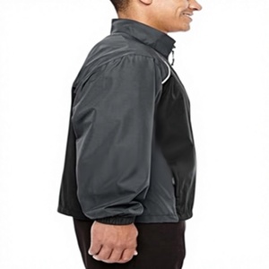 เสื้อแจ็คเก็ตกันน้ำสำหรับผู้ชาย 100% โพลีเอสเตอร์ มีฮู้ด สีสันตัดกัน เหมาะสำหรับเดินป่า กันลม แบบยุทธวิธี รับผลิตตามแบบ (OEM) ขายส่งจากโรงงานโดยตรง - Product Image 6