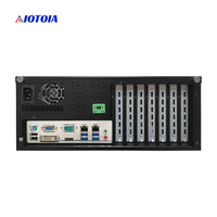 Boîtier PC industriel mural 7 emplacements pour ordinateur de contrôle, 2 LAN, 8 USB, 6 COM, 7 emplacements d'extension pleine hauteur IPC 6037