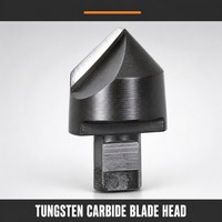Fraise à chanfreiner à 45 degrés avec tête de coupe interchangeable et tige réutilisable pour tournage et fraisage D6 D8 D10 D12