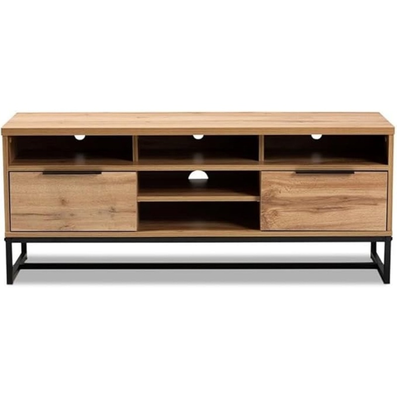 Modern TV Stand with 3 Cabinets