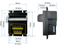 Produits de terminaux de libre-service pour usines : Distributeurs automatiques en acrylique, Validateur/Accepteur de billets et de pièces, Garantie 1 an, Version anglaise