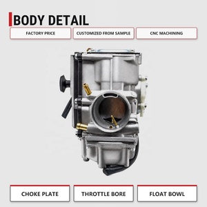 Carburatore per 1987 1998 Yamaha Moto-4 350 guerriero 350 Big <span class=keywords><strong>Bear</strong></span> 350 Wolverine 350 YFM350 <span class=keywords><strong>Kodiak</strong></span> 400 YFM400 ATV Quad carburatore - Product Image 4
