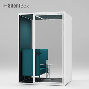 Acoustic M Size Phone Call Booths Pods Privacy Pods Office Pods For 2 People