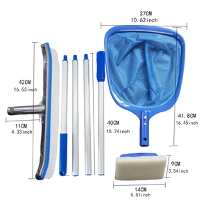 <span class=keywords><strong>Kit</strong></span> Profesional <span class=keywords><strong>de</strong></span> <span class=keywords><strong>Limpieza</strong></span> <span class=keywords><strong>de</strong></span> <span class=keywords><strong>Piscinas</strong></span> <span class=keywords><strong>para</strong></span> Exteriores con Red <span class=keywords><strong>de</strong></span> Recogida y Cepillo <span class=keywords><strong>para</strong></span> Algas, Alta Eficiencia y Durabilidad - Product Image 5