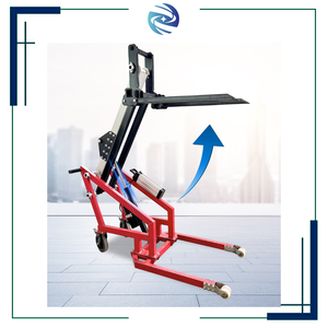 Harga pabrik kualitas baik Red 500kg 700kg 1.7m Portable Electric Crank Ulis Crank Arm <span class=keywords><strong>loader</strong></span> kecil Lift Stacker <span class=keywords><strong>Manual</strong></span> - Product Image 5