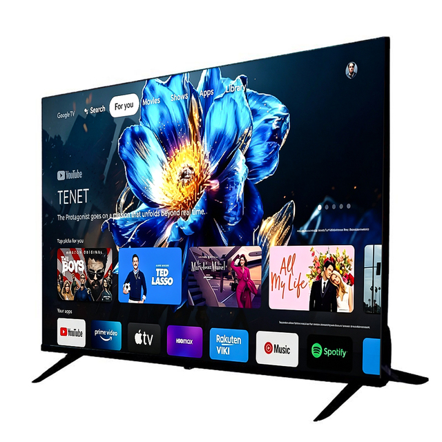 4K Ultra High Definition 24-110 Inch Smart TV Android14 System Global Languages 120Hz Designed TV Wholesale Tv From China