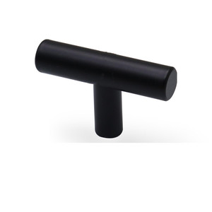 Sang trọng t-shaped Hollow cửa thép không gỉ xử lý cho ngăn kéo & tủ quần áo đồ nội thất Vòng thiết kế - Product Image 1