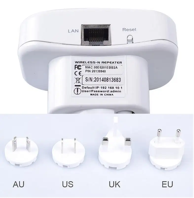 Amplificador de sinal sem fio Wi-fi, amplificador de sinal e amplificador de sinal para uso doméstico, repetidor de até 300 Mbps KP300M ODM