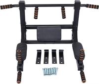 Venta al por mayor de estación de inmersión de fitness de alta resistencia interior gimnasio en casa entrenamiento montado en la pared barra de tracción barra horizontal multifunción para el hogar