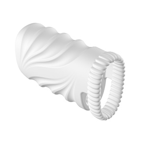 Juguete Sexual Masculino, Vibrador con Carga USB, 100% Impermeable, 10 Vibraciones, ABS, TPE, Silicona Suave, Alta Intensidad, Blanco - Product Image 5