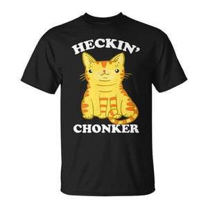 Camiseta premium Heckin' Chonker Fat Cat Orange Tabby - Product Image 1
