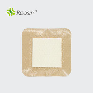 طابعات رغوة سيليكون ناعمة غير منشطة للحساسية مقاومة للماء مزودة بحافة للعناية بالجروح الجراحية أو الجروح الحادة - Product Image 2