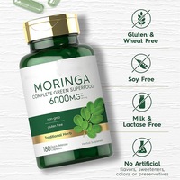 Capsules à base de Moringa en marque privée OEM/ODM : Renforce l'immunité et le métabolisme énergétique des adultes, favorise la détoxification.