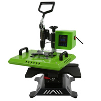 Multifonction 3 en 1 Chaussures Vêtements T-shirt Chaussettes Pantalons Jambes Dtf 3d Sticker Label logo Heat Transfer Printing Press Machines