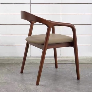 Modern Walnut Color Wooden <strong>Chair</strong> Wholesale Solid Wood <strong>Chairs</strong> <strong>for</strong> Hotel Use Accent Furniture <strong>Antique</strong> Dinning Room <strong>Chairs</strong> - Product Image 2