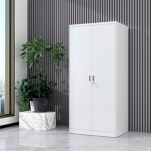 <span class=keywords><strong>Armoire</strong></span> de rangement métallique en acier à 2 portes verrouillables au design moderne, <span class=keywords><strong>4</strong></span> étagères réglables, écologique, vente en gros - Product Image 4