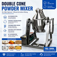 Mélangeur à pales automatique en acier inoxydable 500L avec boîte de vitesses pour la poudre détergente, les épices, les bases de soupes et les ingrédients secs 220V