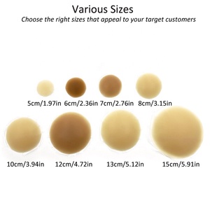 OEM Klebende Wiederverwendbare Hypoallergene Schweißfeste Wasserdichte Ultradünne Unsichtbare Klebende <span class=keywords><strong>Pasties</strong></span> Silikon-Nippelabdeckung - Product Image 3