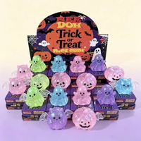 Jouet Squishy Anti-stress à Montée Lente, Motifs Halloween (Fantôme, Citrouille, Chauve-souris) avec Paillettes, Amusant et Mignon, Vente en Gros depuis l'Entrepôt USA