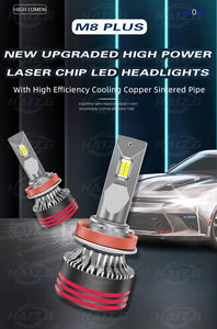 HAIZ Super brillante 120W M8PRO LED Heamlamp 24000lm H7 H11 9005 9006 H4 accesorios de sistema de iluminación de coche para coches - Product Image 5