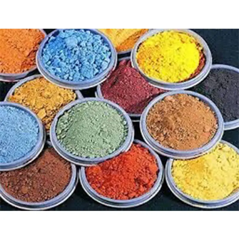 Competitive cement paint Red, blue, yellow, black, brown iron oxide pigments for ground color brick